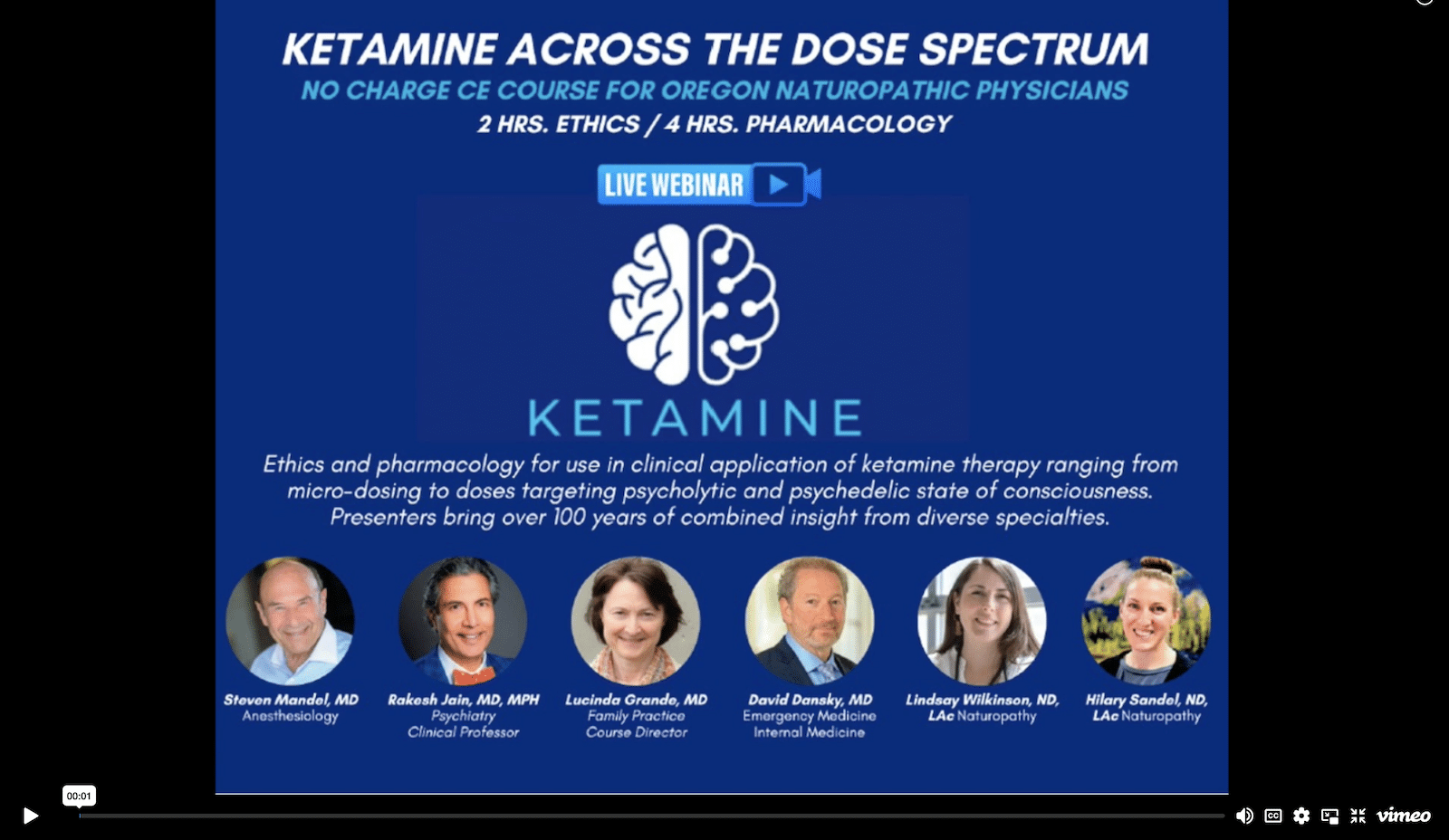 Ketamine CE Webinar: Ketamine Across the Dose Spectrum - Peninsula ...